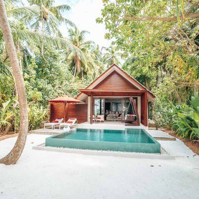 beach pool villa niyama maldives