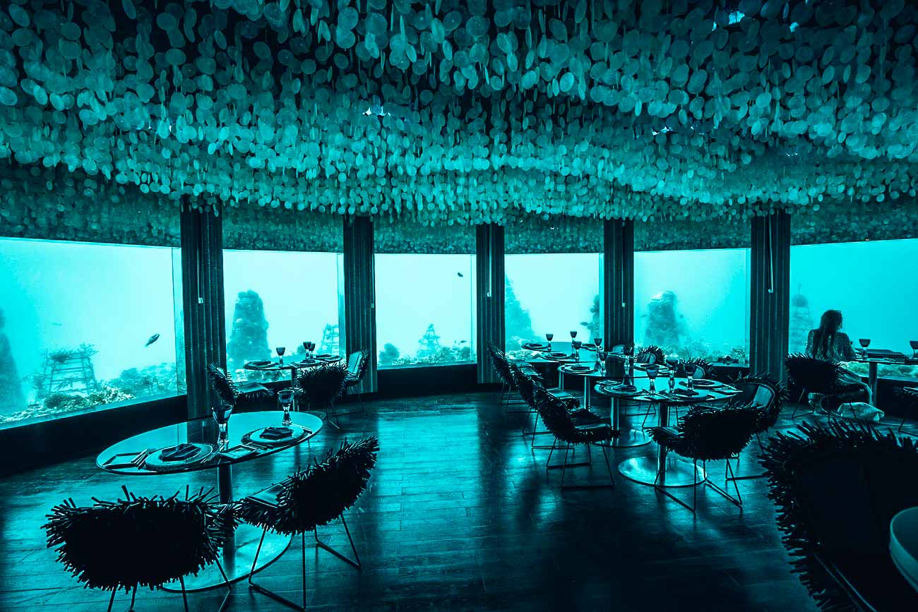 underwater restaurant niyama maldives