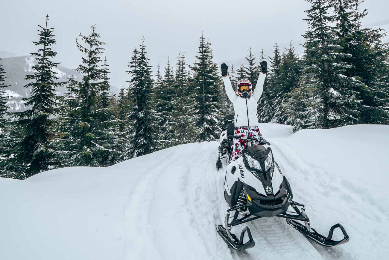 Snowmobiling Whistler