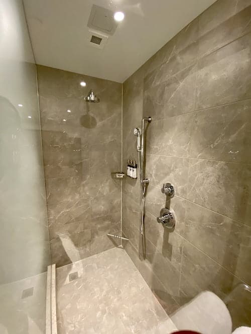corner suite showerGrand Hyatt SFO