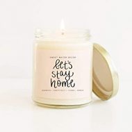 let's stay home candle