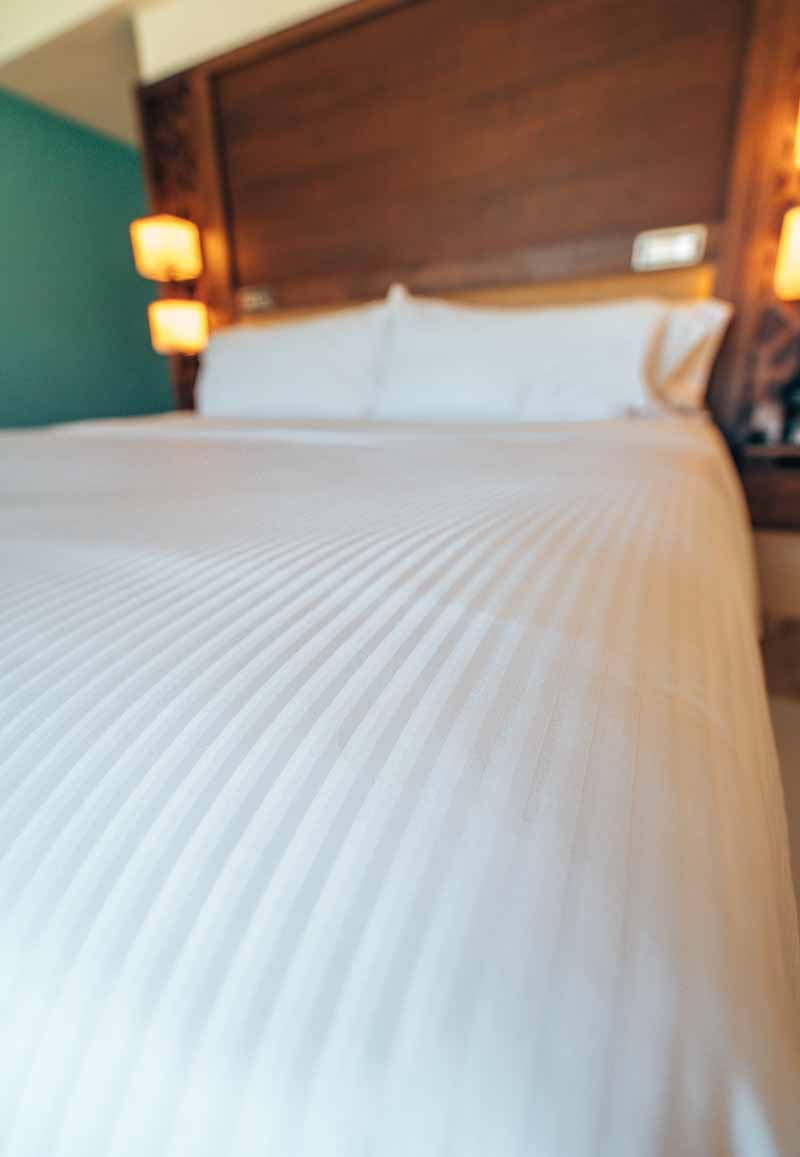 Westin Punta Cana premium king room bed detail
