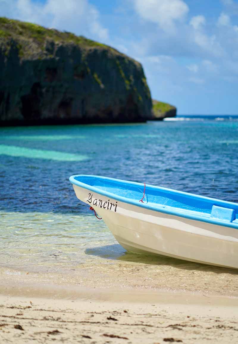 boat in the caribbean