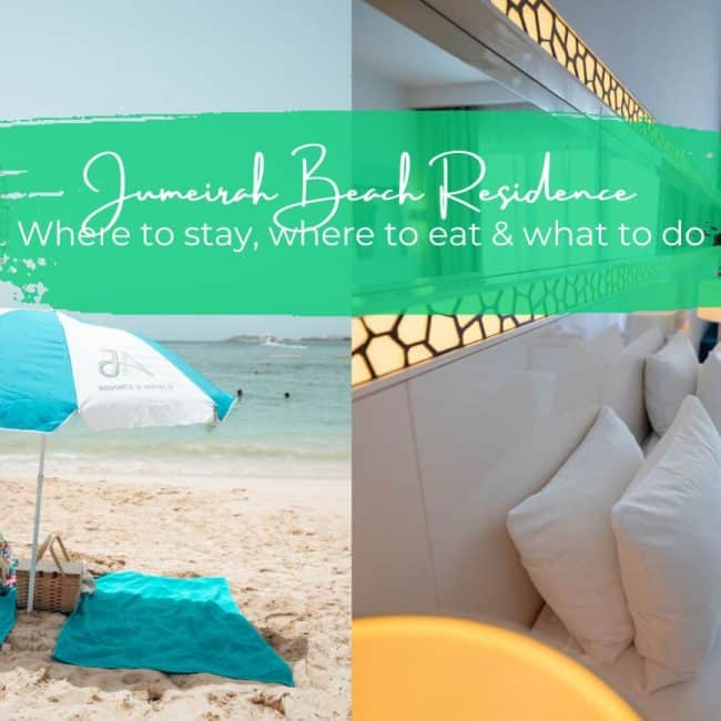 Jumeirah Beach Residence Blog Post
