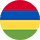 Circular flag of Mauritius