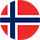 Circular flag of Norway