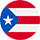Circular flag of Puerto Rico